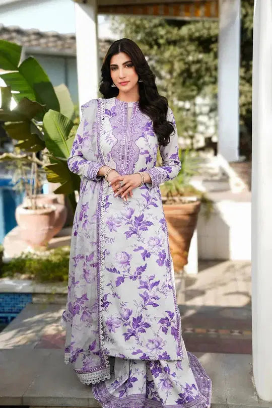 UNSTICH PRINTED LAWN EMBROIDERY DRESS 3 PIECE -518