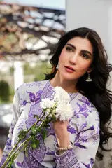 UNSTICH PRINTED LAWN EMBROIDERY DRESS 3 PIECE -518