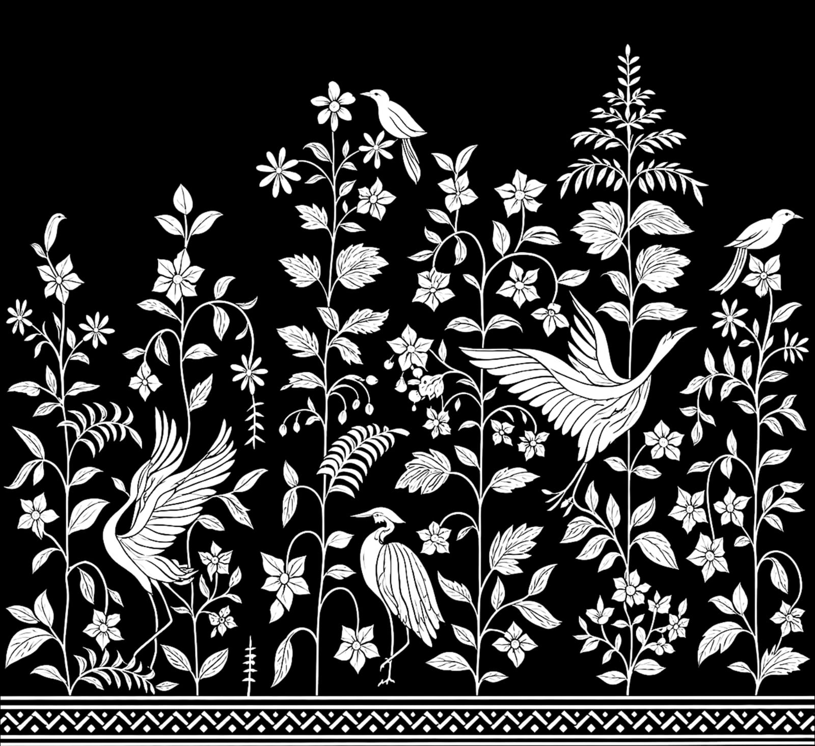 ⭐ Black Forest Elegance DTF Printed