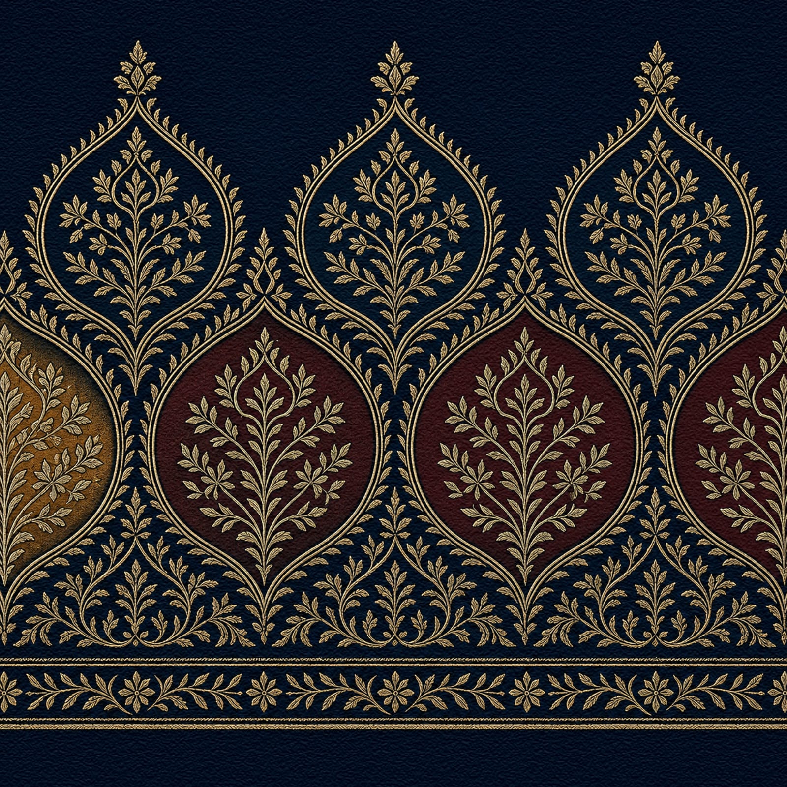 Persian Royal Border Graphic T-Shirt