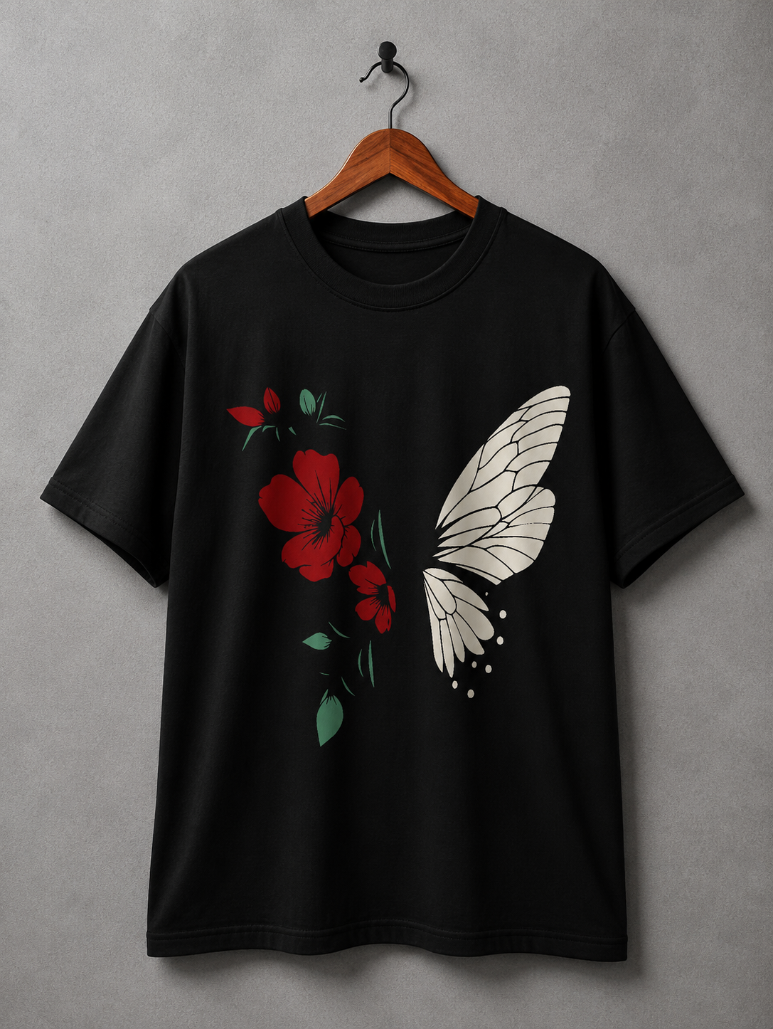Butterfly Bloom Graphic T-Shirt