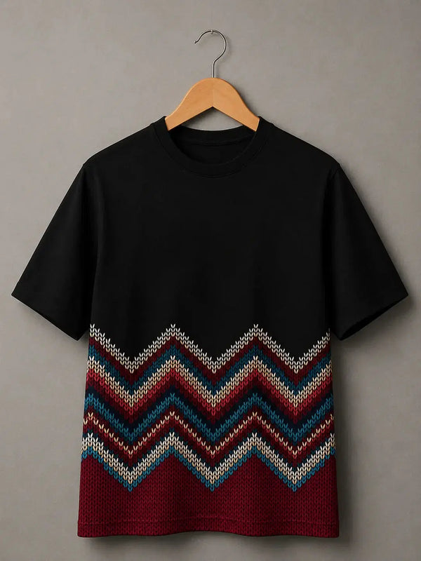 ⭐ Mountain Wave Pattern DTF Printed