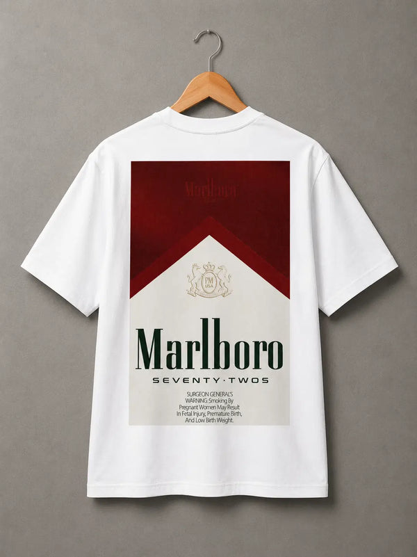 ⭐ Marlboro Tshirt DTF Printed