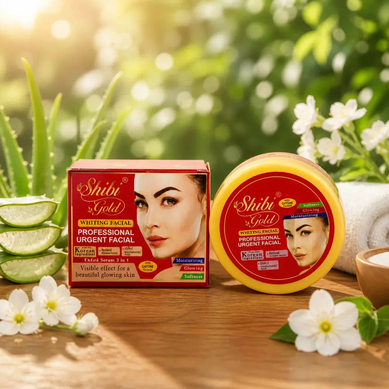 Whitening Facial Cream by Shibi Gold – Instant Glow, Softness & Deep Hydration Skincare