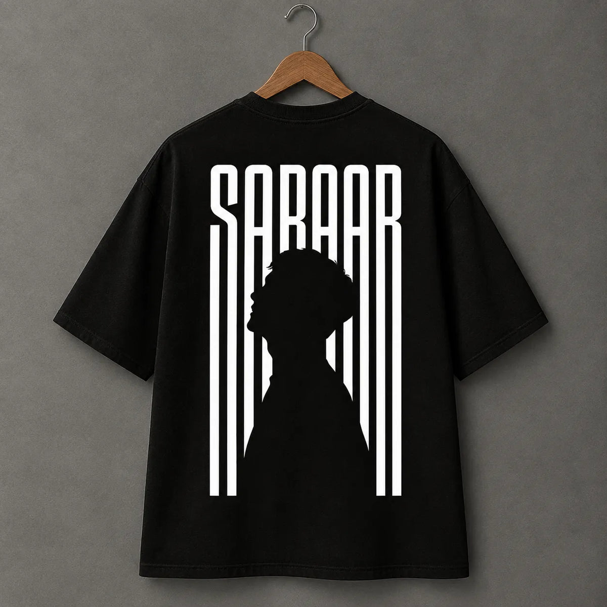 SABAAR Striped Silhouette T-Shirt
