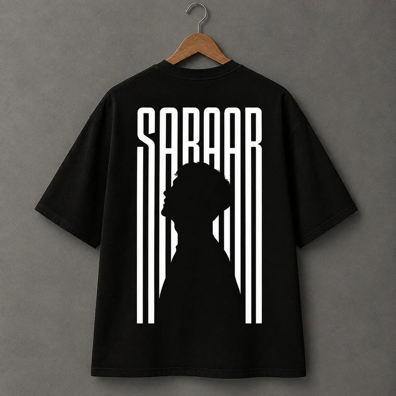 SABAAR Striped Silhouette T-Shirt