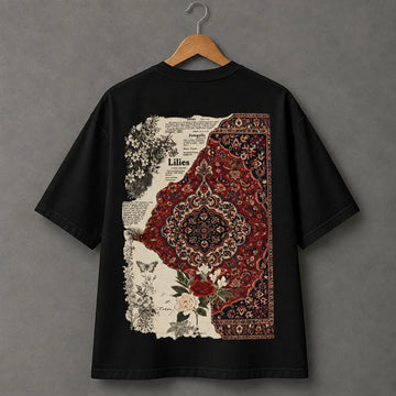 Vintage Botanical Persian Rug T-Shirt
