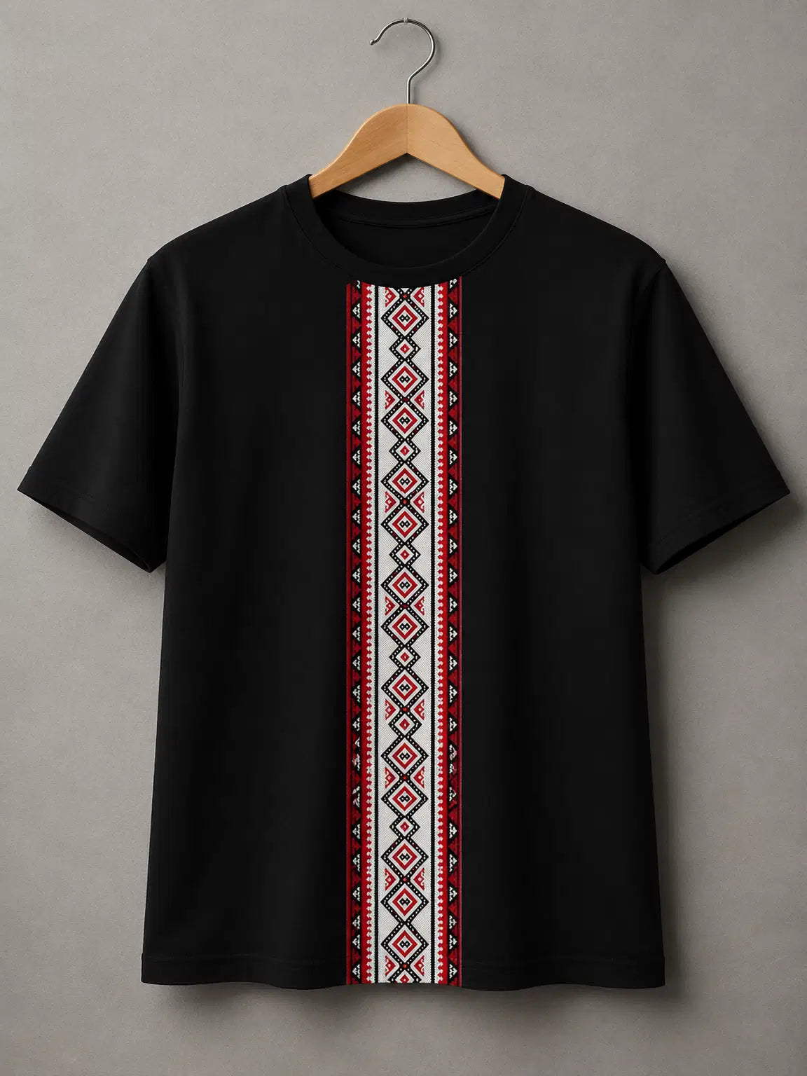 Royal Tribal Strip Shirt