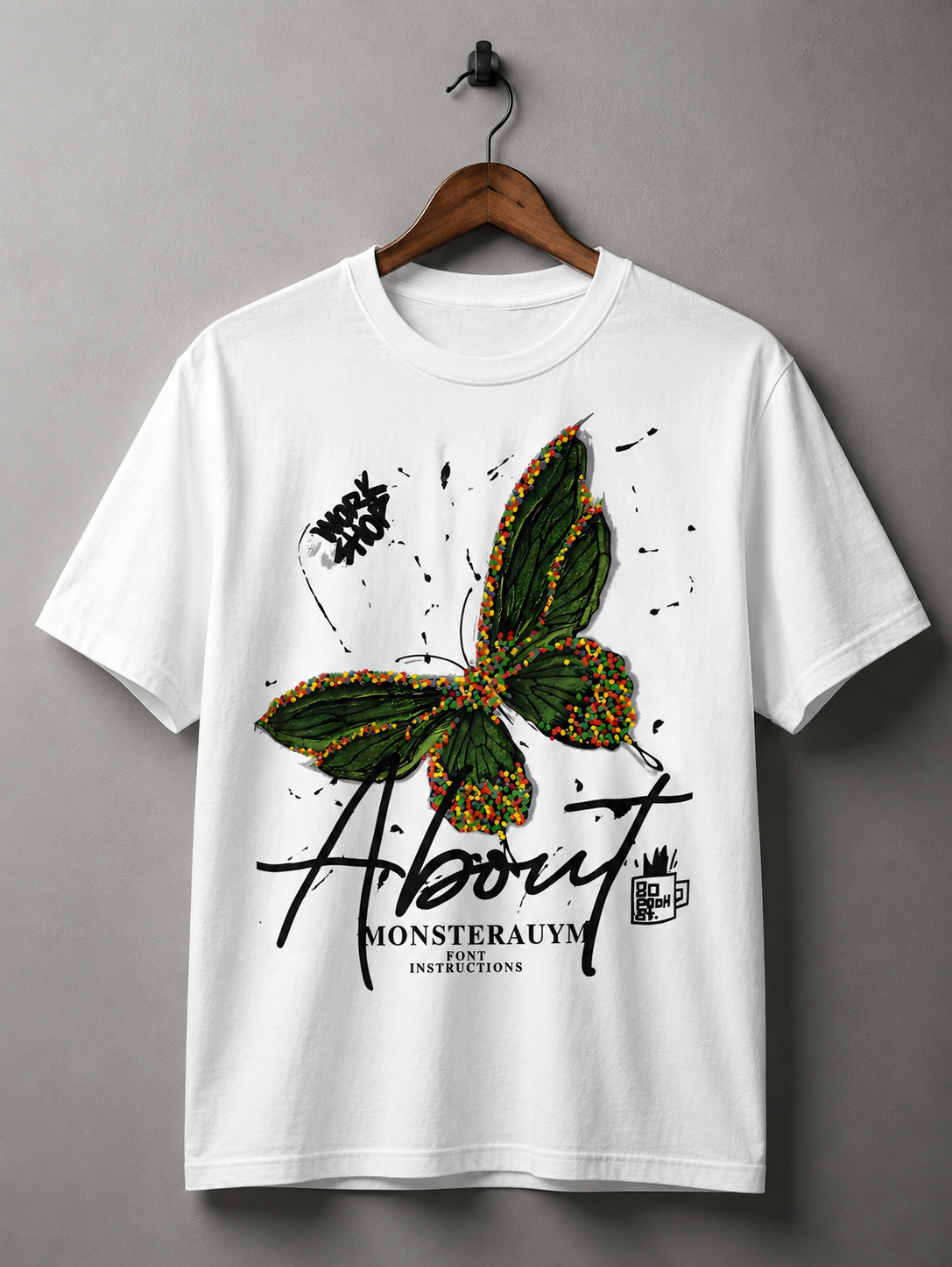 Wild Butterfly Graphic T-Shirt
