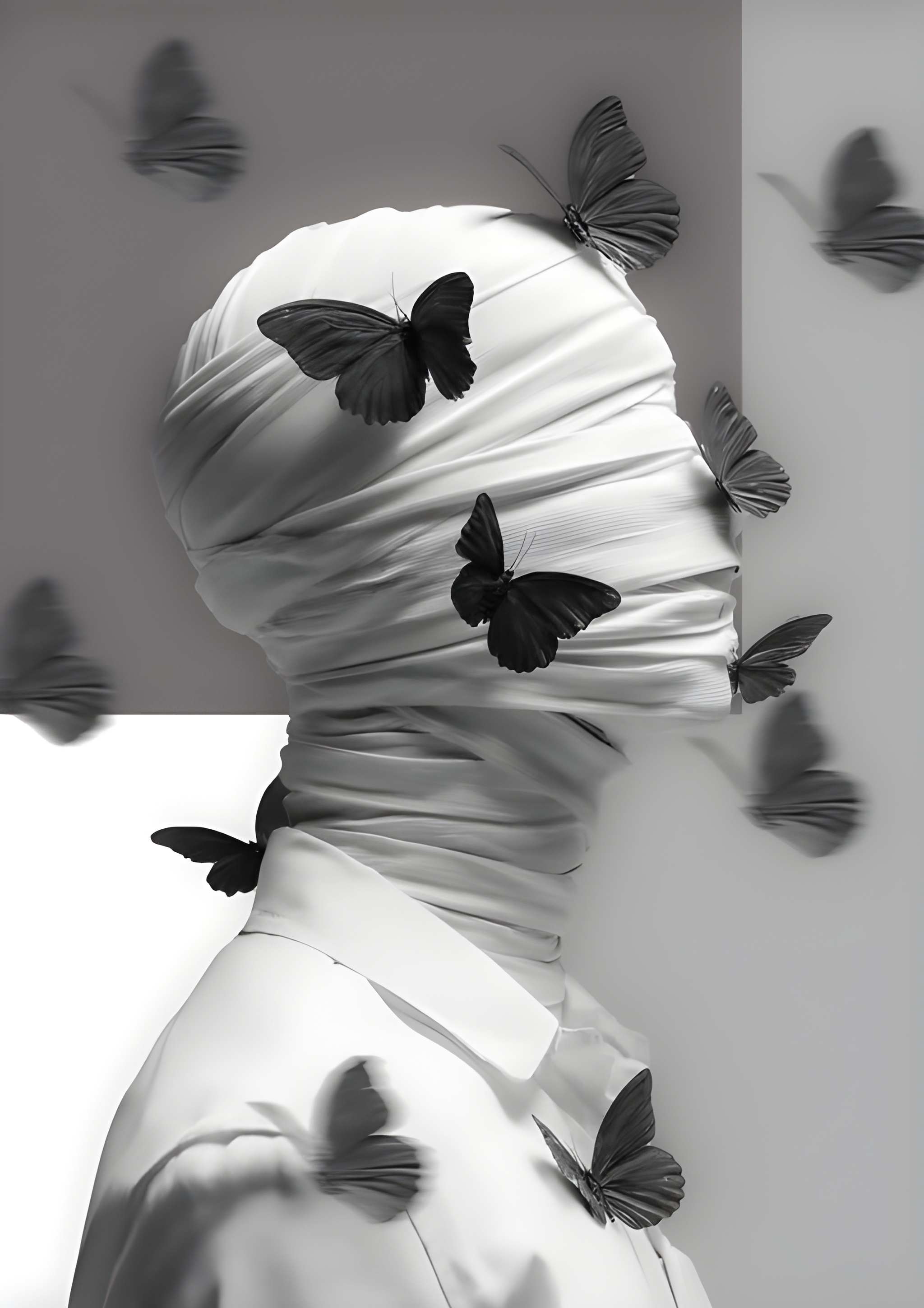 ⭐ Silent Wings DTF Printed