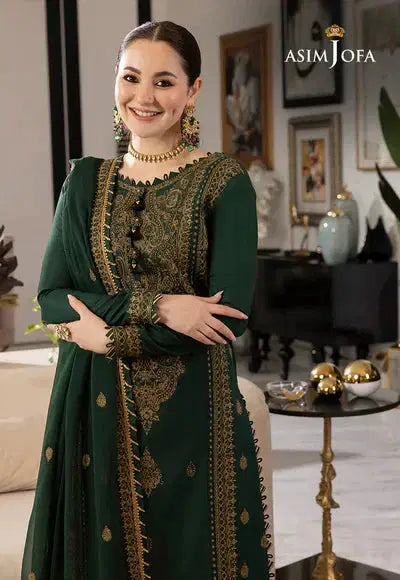 Lawn 3PC Embroidered With Chiffon Embroidered Dupatta-244