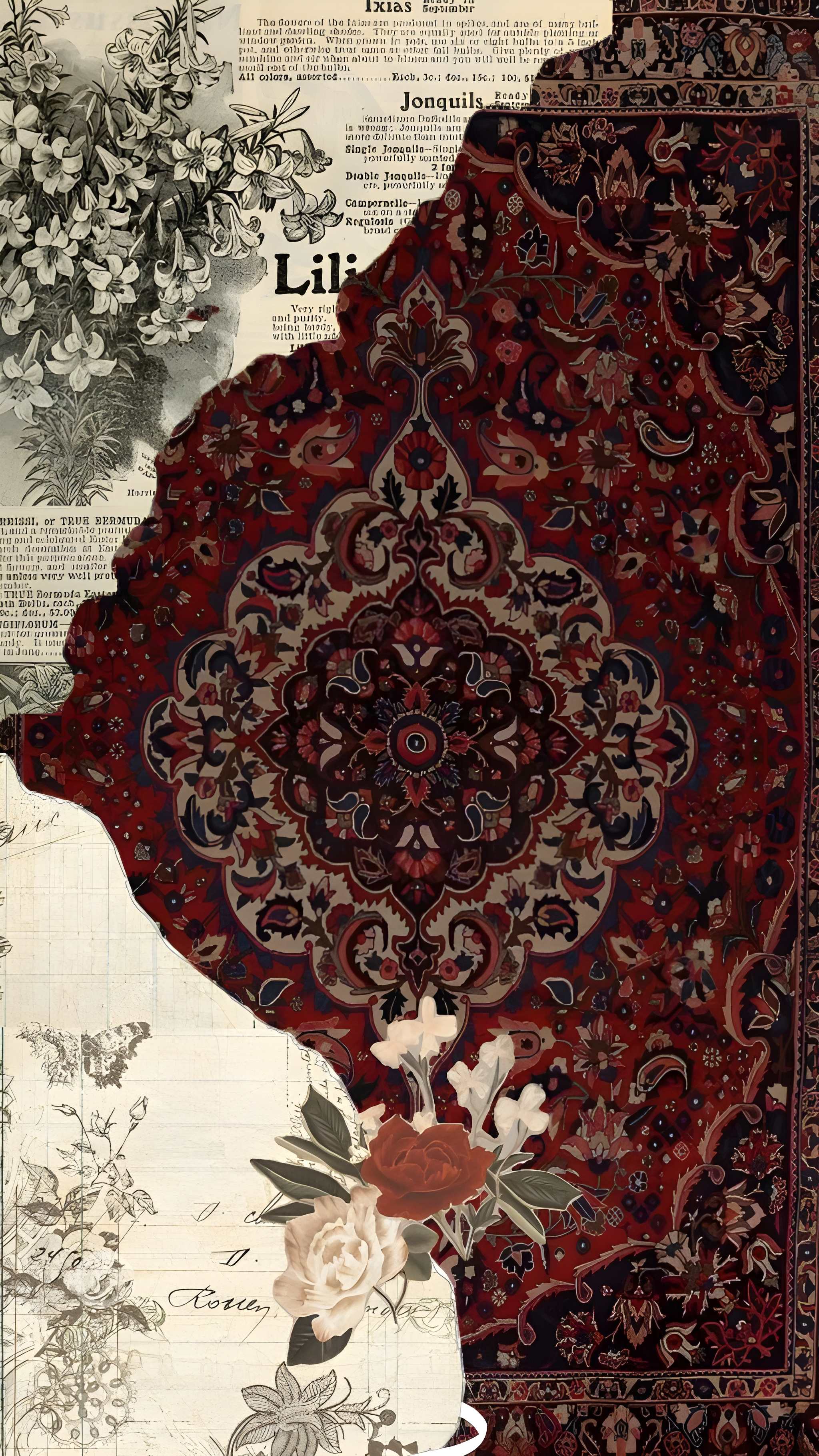 Timeless Persian Bloom Graphic T-Shirt
