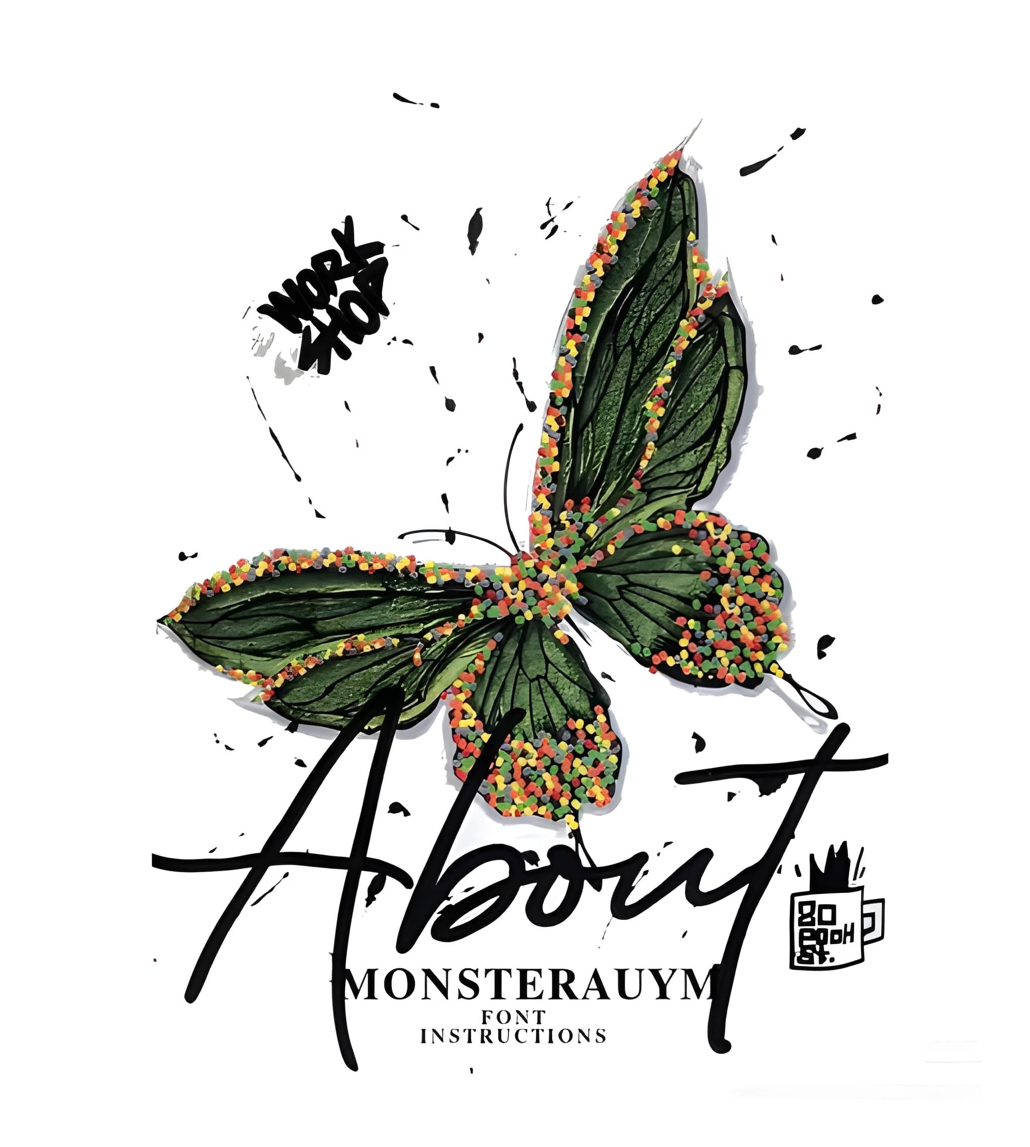 Wild Butterfly Graphic T-Shirt