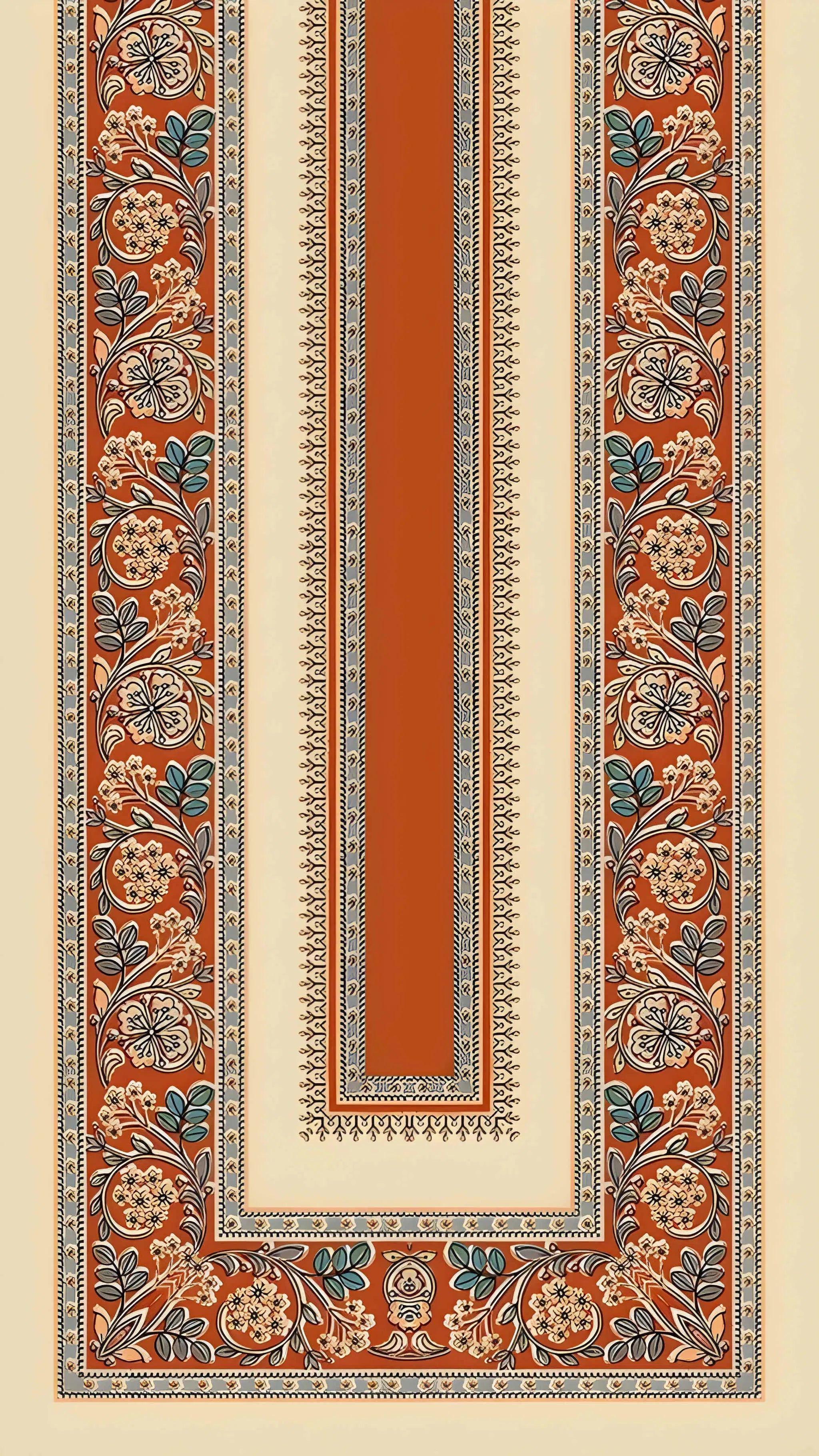 ⭐ Ethnic Luxe Panel DTF Printed